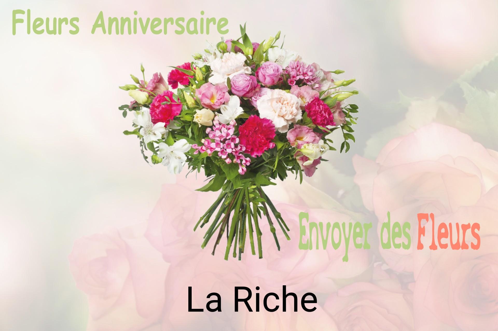 Bouquet de fleurs d’anniversaire livré à La Riche